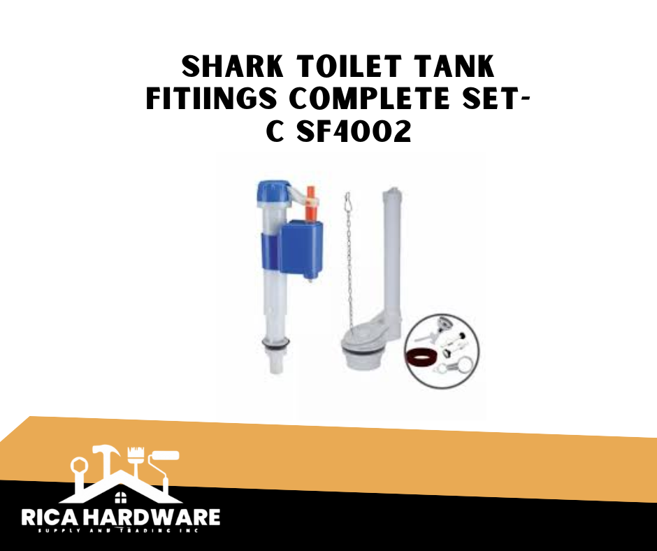 SHARK TOILET TANK FITIINGS COMPLETE SET-C SF4002