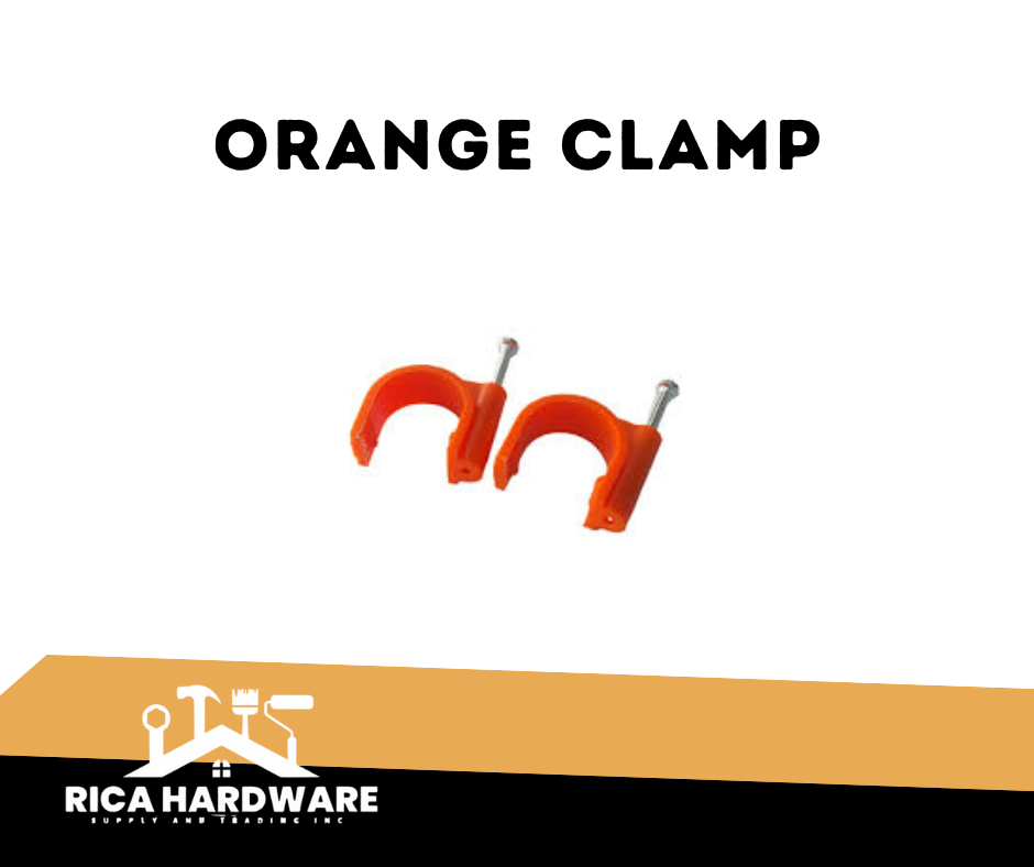 PVC CLAMP ORANGE