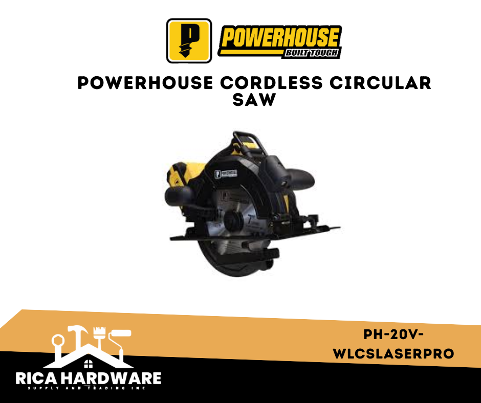 POWERHOUSE CORDLESS CIRCULAR SAW (PH-20V-WLCSLASERPRO)