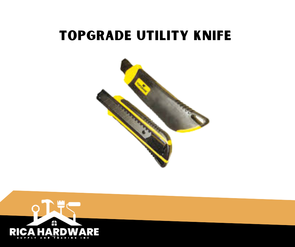 TOPGRADE UTILITY KNIFE 18MM 0.5 THICKNESS