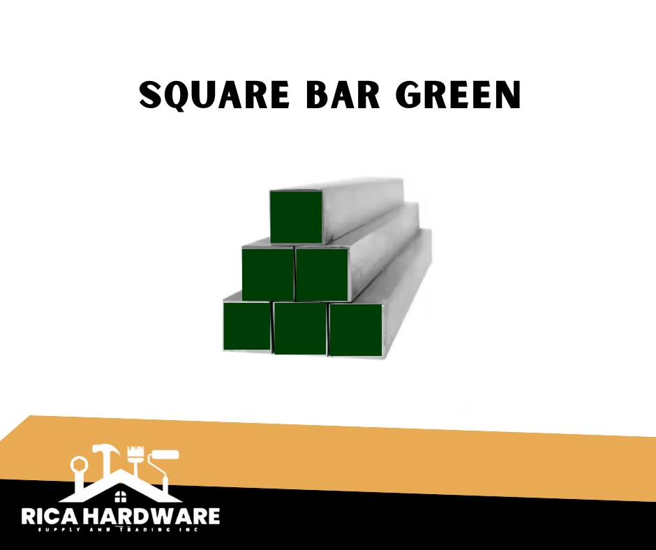 SQUARE BAR GREEN 9MM