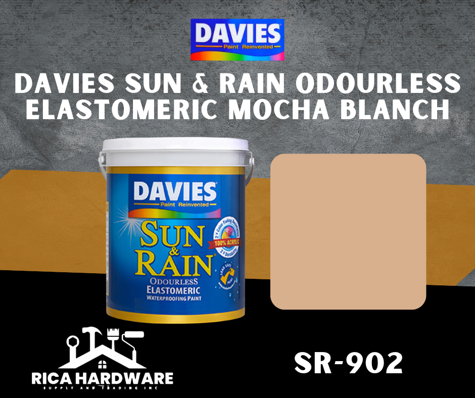 DAVIES SUN & RAIN ODOURLESS ELASTOMERIC MOCHA BLANCH (SR-902)