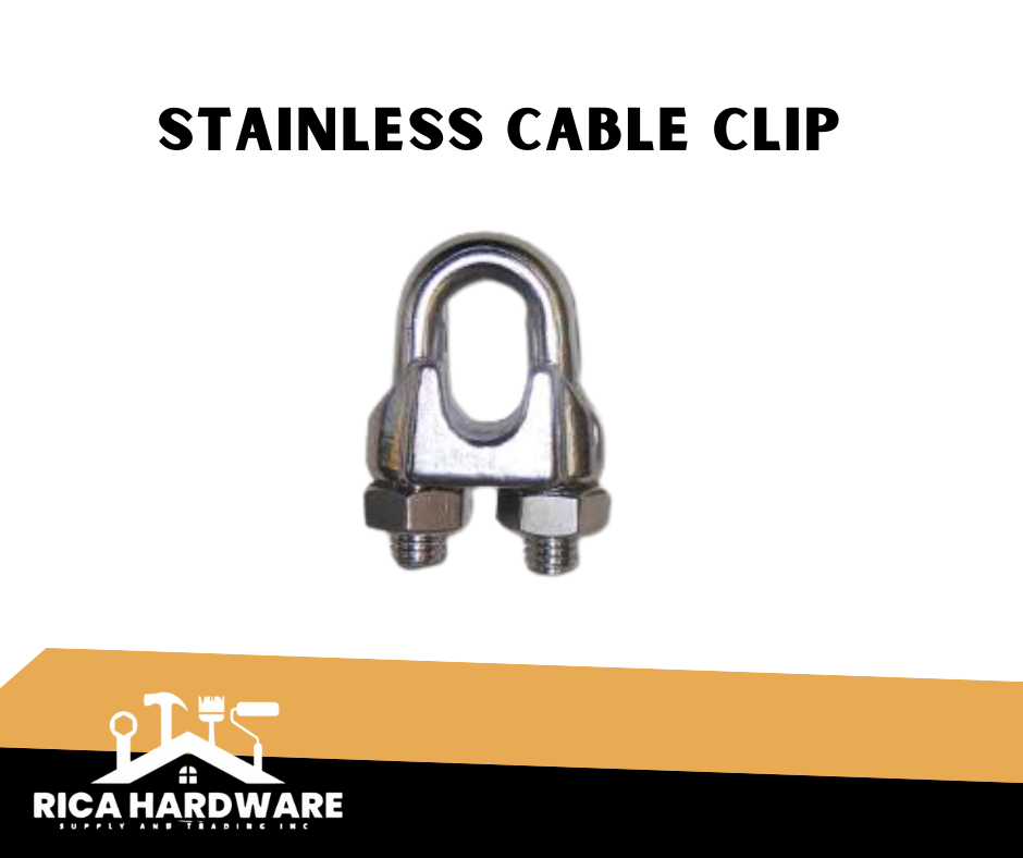 STAINLESS CABLE CLIP 10MM
