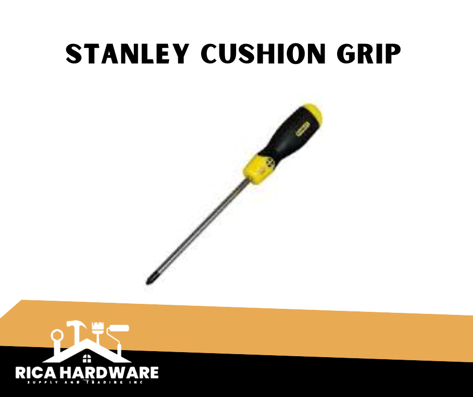 STANLEY CUSHION GRIP 6.5x200MM 1/4x8INC