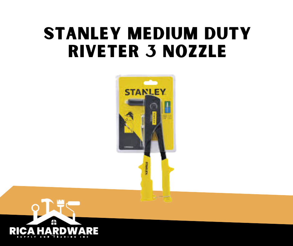 STANLEY MEDIUM DUTY RIVETER 3 NOZZLE