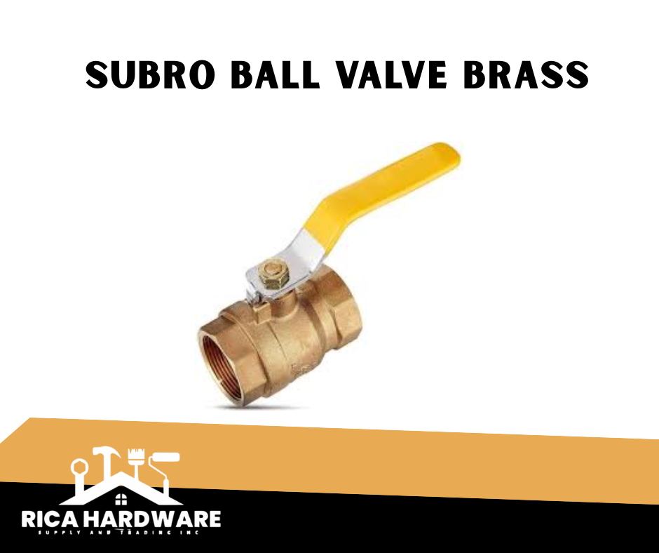 SUBRO BALL VALVE BRASS
