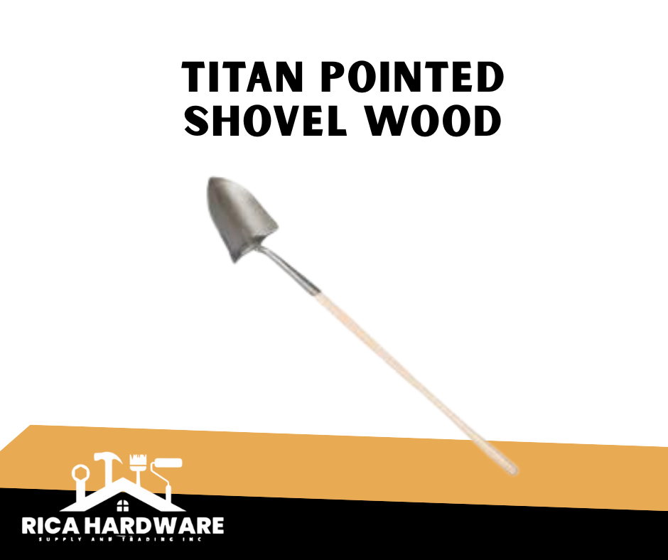 TITAN POINTED SHOVEL WOOD
