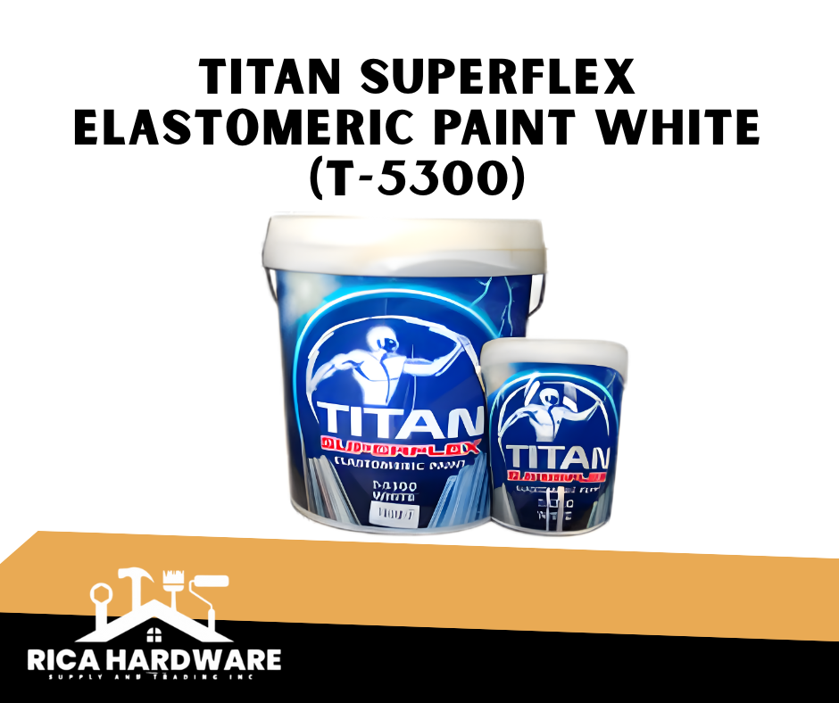 TITAN SUPERFLEX ELASTOMERIC PAINT WHITE (T-5300)