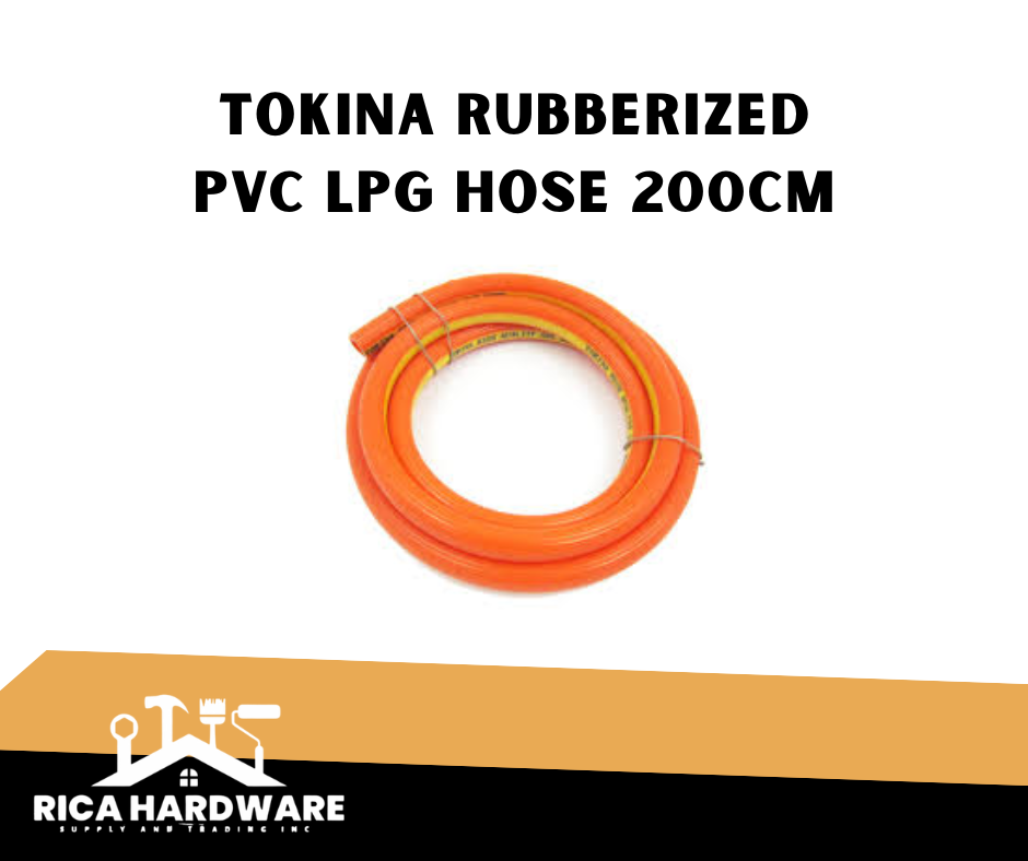 TOKINA RUBBERIZED PVC LPG HOSE 200CM