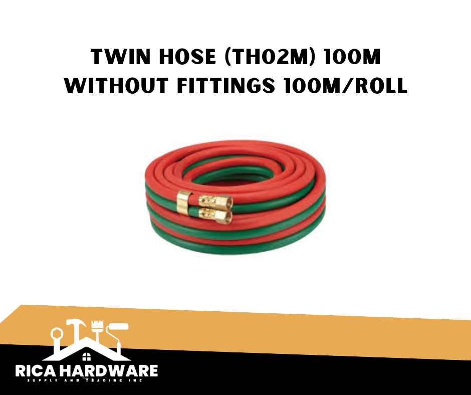 TWIN HOSE (TH02M) 100M WITHOUT FITTINGS 100M/ROLL