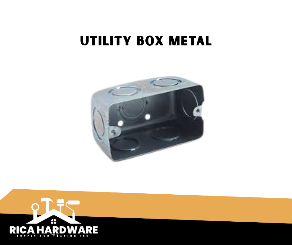 UTILITY BOX METAL 1/2x3/4"