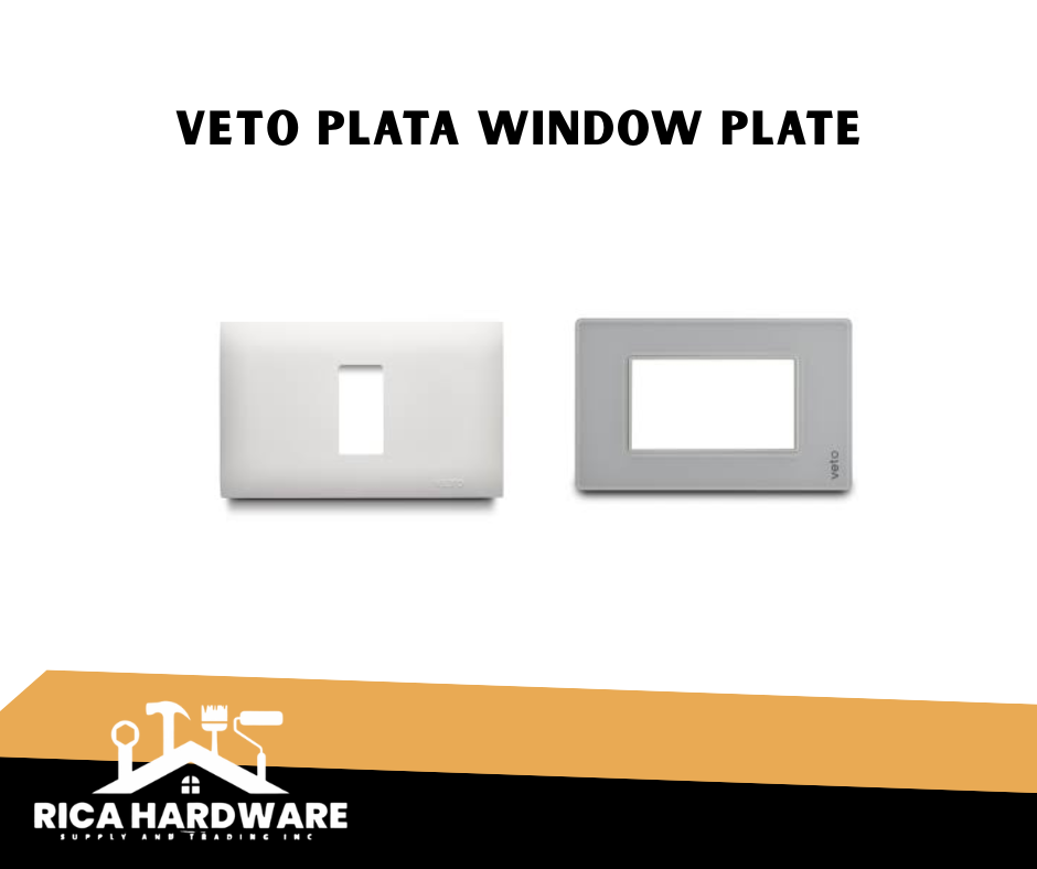 VETO PLATA WINDOW PLATE