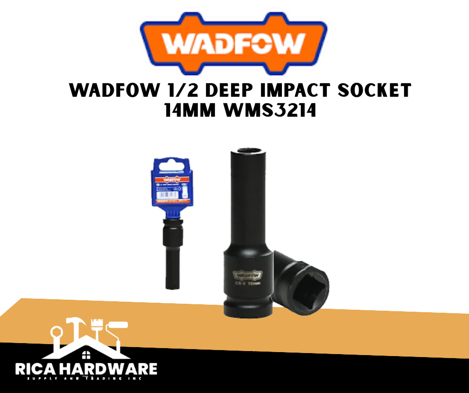 WADFOW 1/2 DEEP IMPACT SOCKET 14MM WMS3214