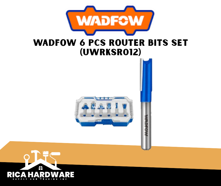 WADFOW 6 PCS ROUTER BITS SET (UWRKSR012)