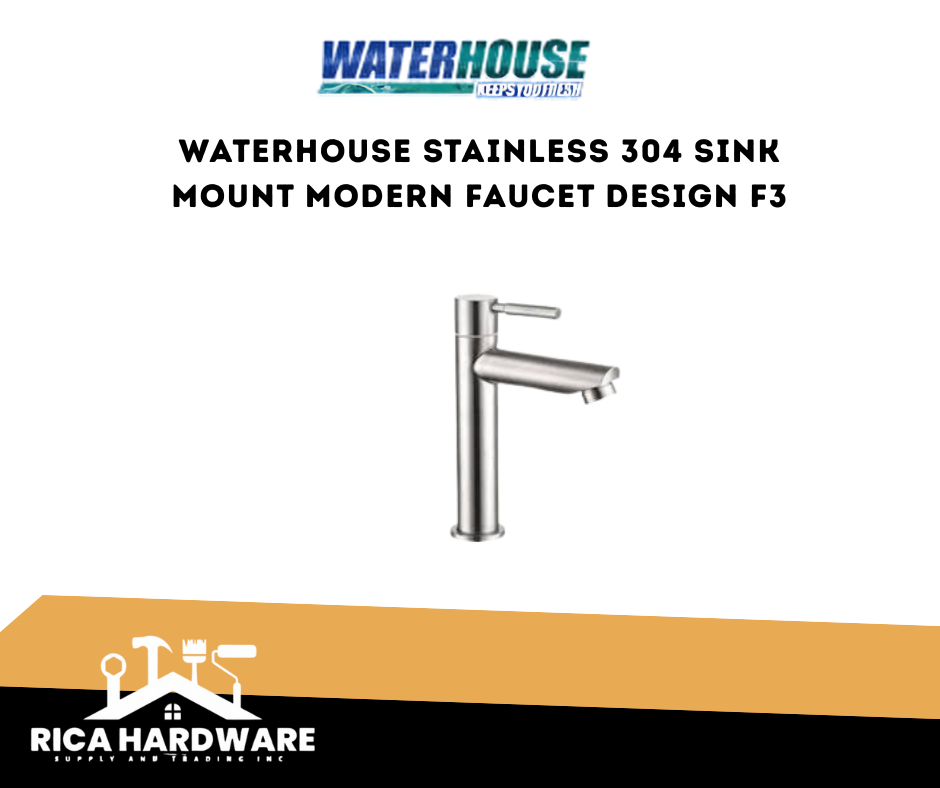 WATERHOUSE STAINLESS 304 SINK MOUNT MODERN FAUCET DESIGN F3