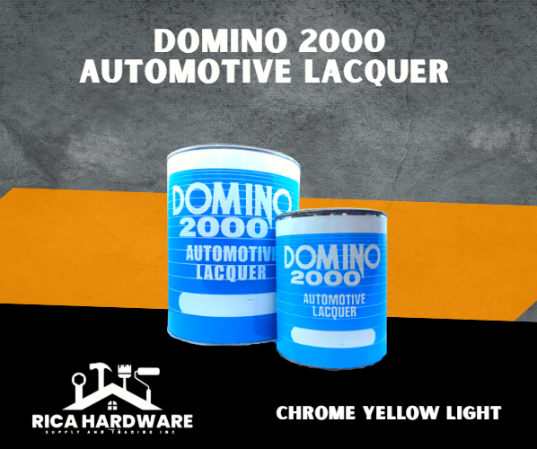 DOMINO 2000 AUTOMOTIVE LACQUER CHROME YELLOW LIGHT 4L