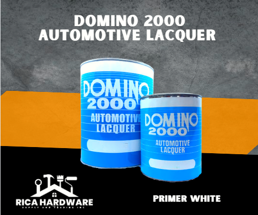 DOMINO 2000 AUTOMOTIVE LACQUER PRIMER WHITE 4L
