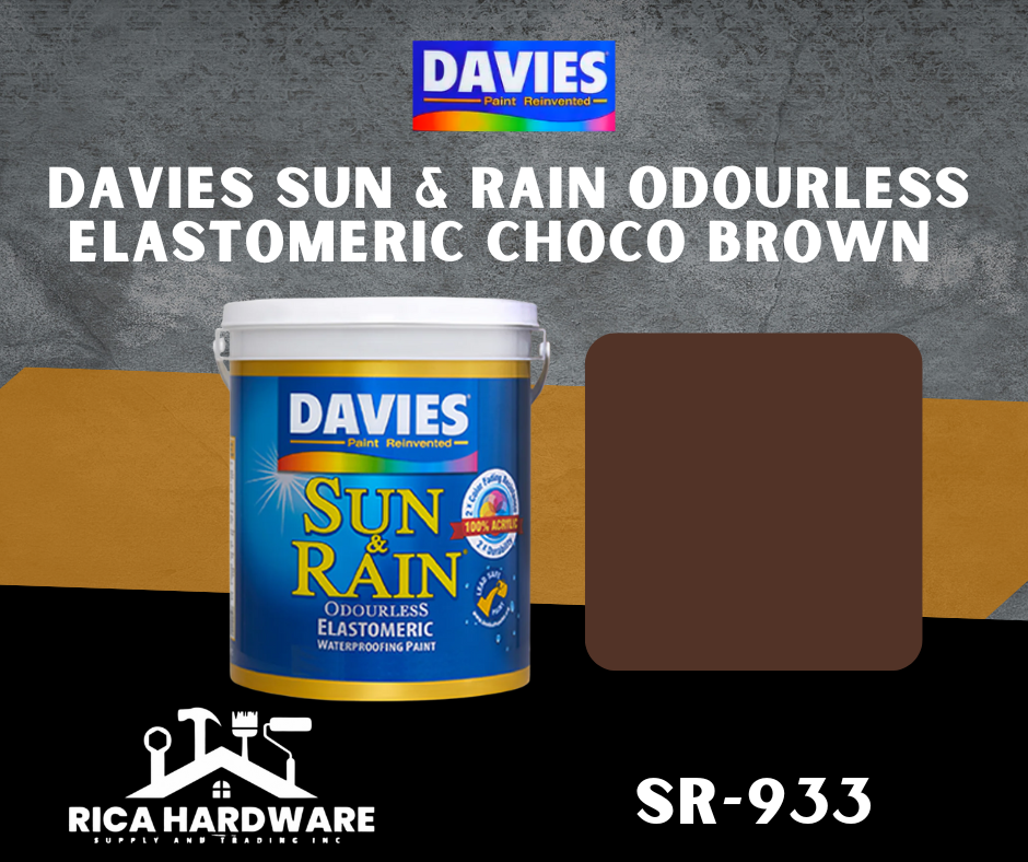 DAVIES SUN & RAIN ODORLESS ELASTOMERIC CHOCOLATE BROWN (SR-933)