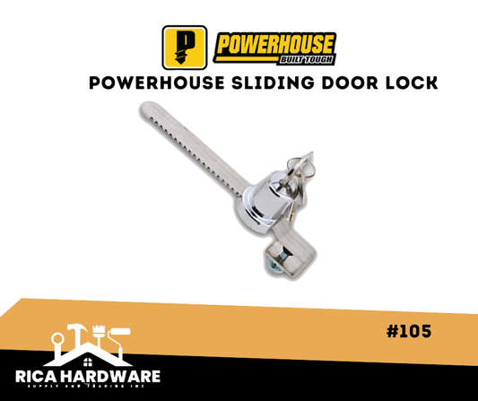 POWERHOUSE SLIDING DOOR LOCK #105