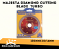 MAJESTA DIAMOND CUTTING BLADE  105MMx20/16MM TURBO