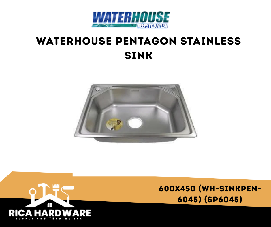 WATERHOUSE PENTAGON STAINLESS SINK