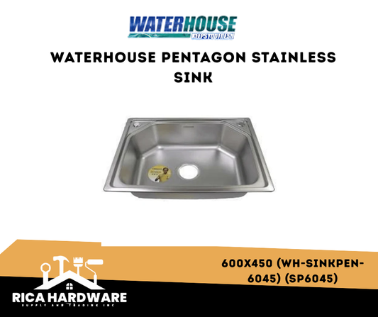 WATERHOUSE PENTAGON STAINLESS SINK