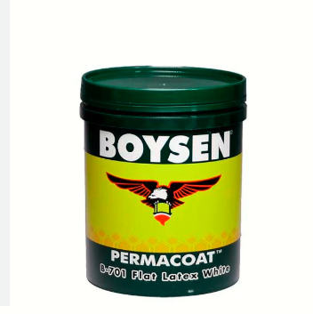 BOYSEN PERMACOAT FLAT LATEX WHITE B-701 (4L)