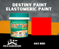 DESTINY ELASTOMERIC PAINT RED 805 4L
