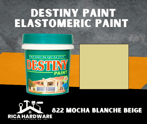 DESTINY ELASTOMERIC PAINT 822 MOCHA BLANCHE BEIGE 4L