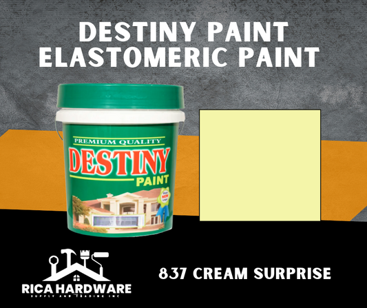 DESTINY PAINT ELASTOMERIC PAINT 837 CREAM SURPRISE 4L