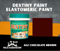 DESTINY PAINT ELASTOMERIC PAINT 862 CHOCOLATE BROWN 4L