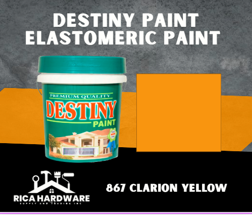 DESTINY ELASTOMERIC PAINT CLARION YELLOW 867 4L