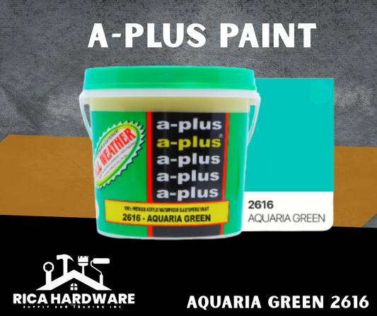 A-PLUS ELASTOMERIC PAINT 2616 AQUARIA GREEN