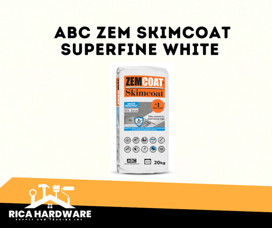 ABC ZEMCOAT SKIMCOAT SUPERFINE WHITE