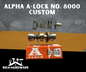 ALPHA A-LOCK NO. 8000 CUSTOM