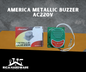 AMERICA METALLIC BUZZER AC220V