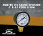 AMETEK U.S GAUGE DIVISION 2" K-83 P500 1/4LM