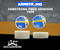 ARMSTRONG FIBER ADHESIVE TAPE 2"X250ft