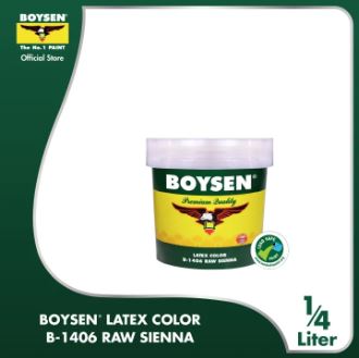 BOYSEN LATEX RAW SIENNA  B-1406 (1/4L)