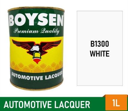 BOYSEN AUTOMOTIVE LACQUER WHITE B1300 1L