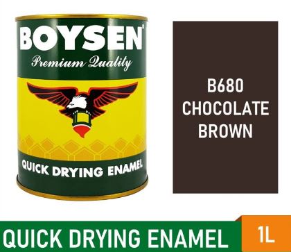 BOYSEN QUICK DRYING CHOCOLATE BROWN B680 1L