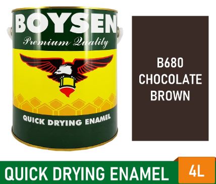BOYSEN QUICK DRYING CHOCOLATE BROWN B680 4L