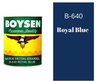 BOYSEN QUICK DRYING ENAMEL ROYAL BLUE 1L B640