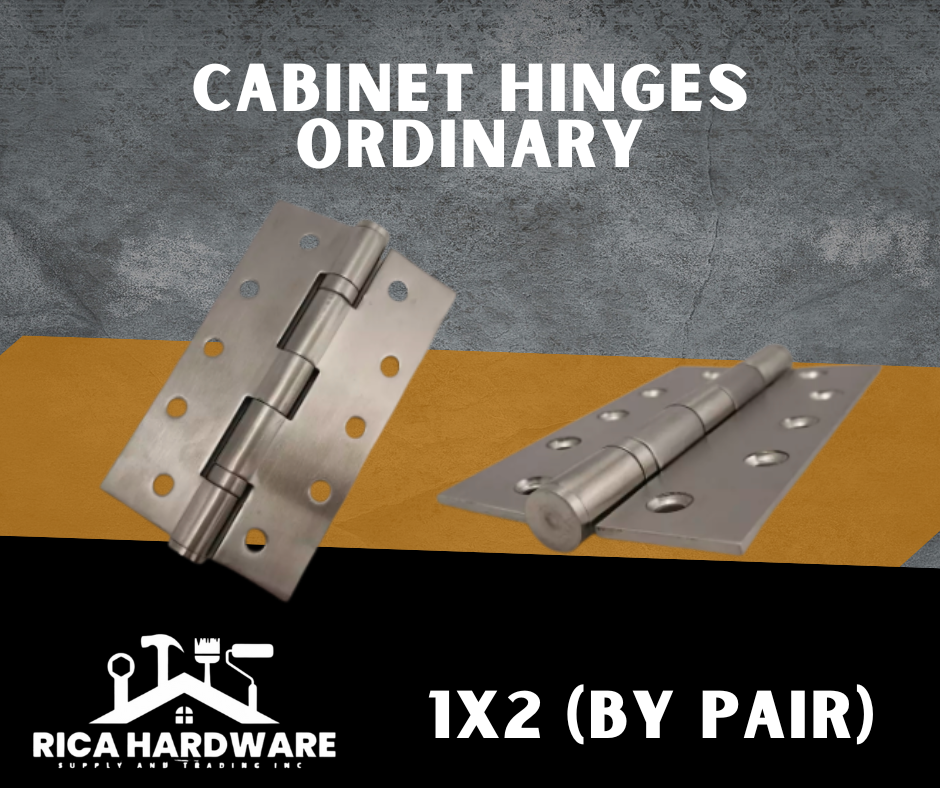 CABINET HINGES ORDINARY 1X2 (BY PAIR)