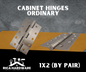 CABINET HINGES ORDINARY 1X2 (BY PAIR)