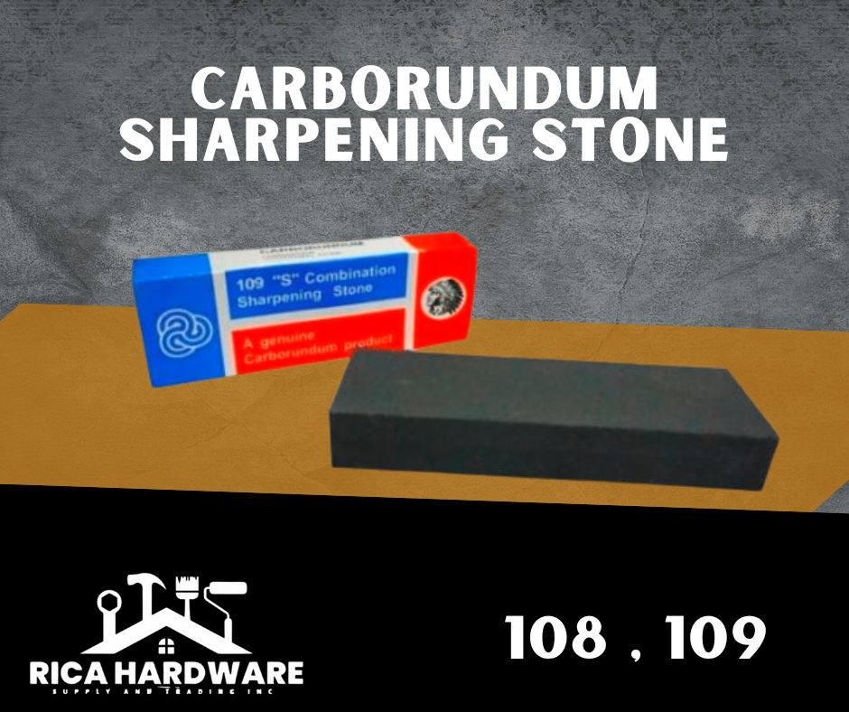 CARBORUNDUM SHARPENING STONE (108 , 109)