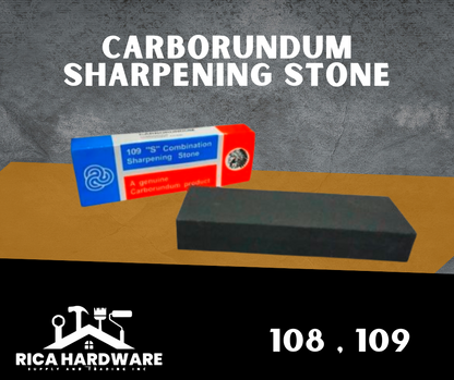 CARBORUNDUM SHARPENING STONE (108 , 109)