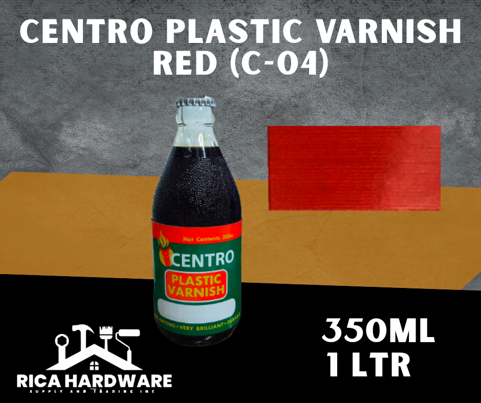 CENTRO PLASTIC VARNISH RED (C-04)