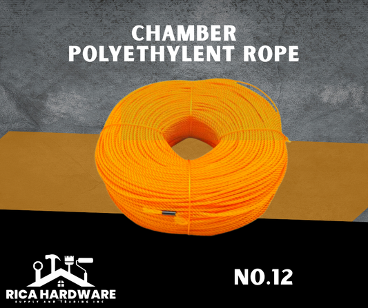 CHAMBER POLYETHYLENT ROPE NO.12