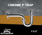 CHROME P-TRAP 1 1/2"